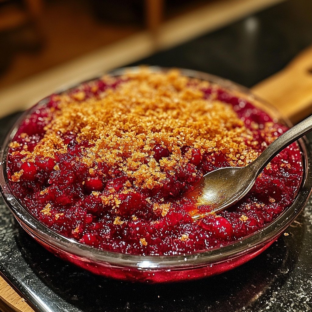 Hausgemachte Orangen-Cranberry-Soße