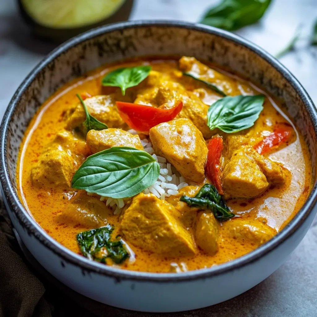 Kürbis-Hühnchen-Curry