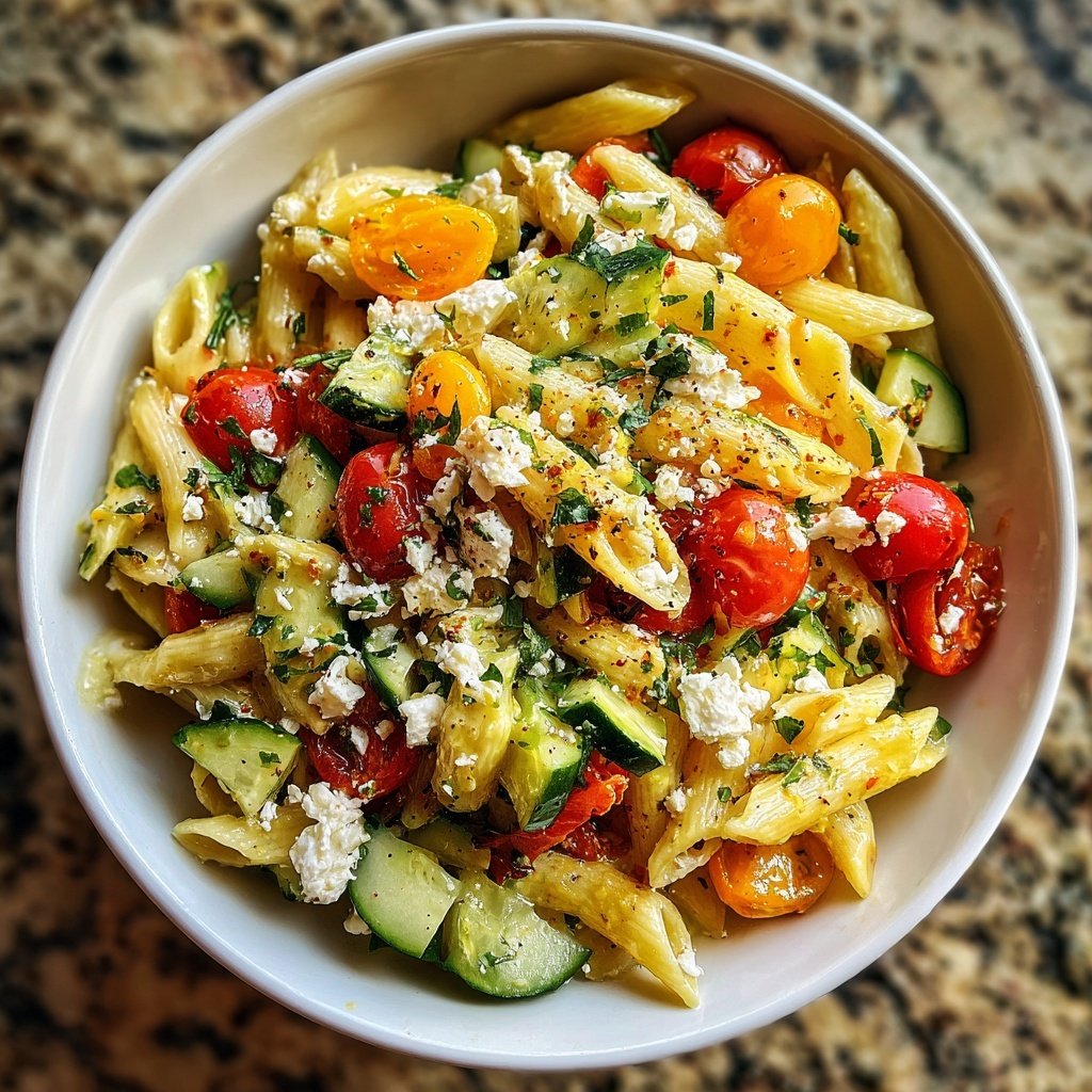 Mediterraner Nudelsalat Gesund