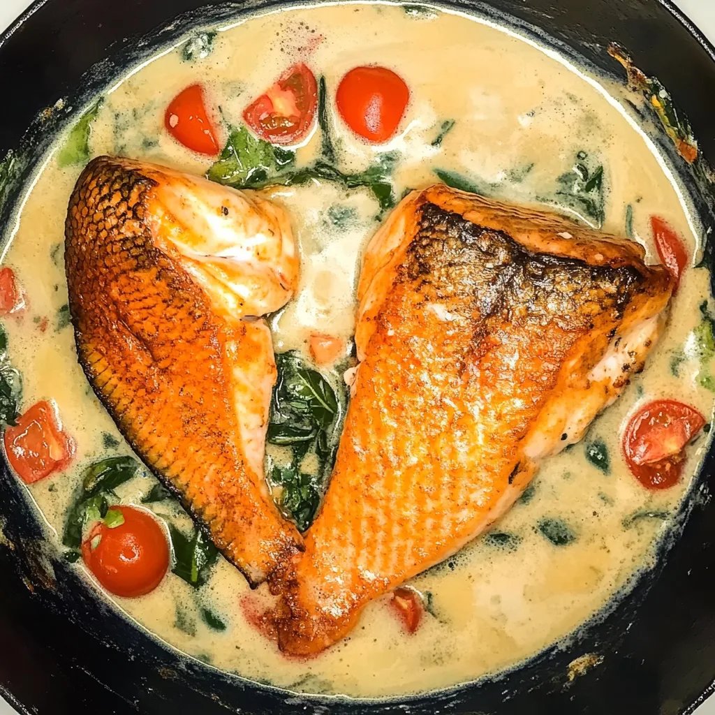 Cremiger toskanischer Lachs