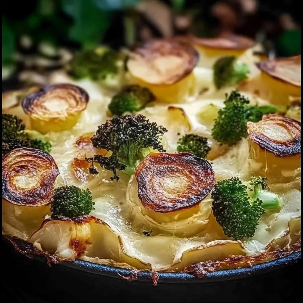 Kartoffel-Rosenkohl-Auflauf