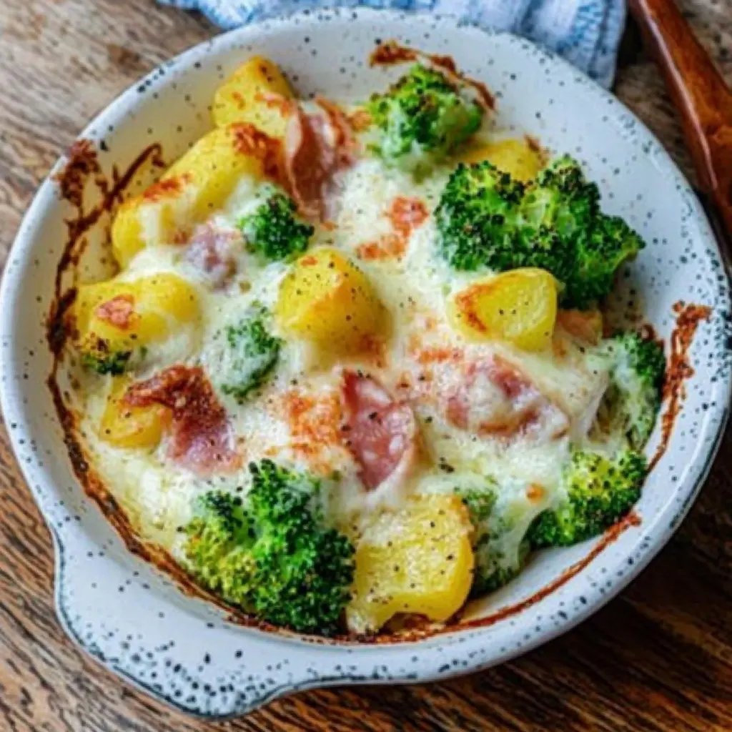 Blumenkohl Brokkoli Auflauf mit Kartoffel