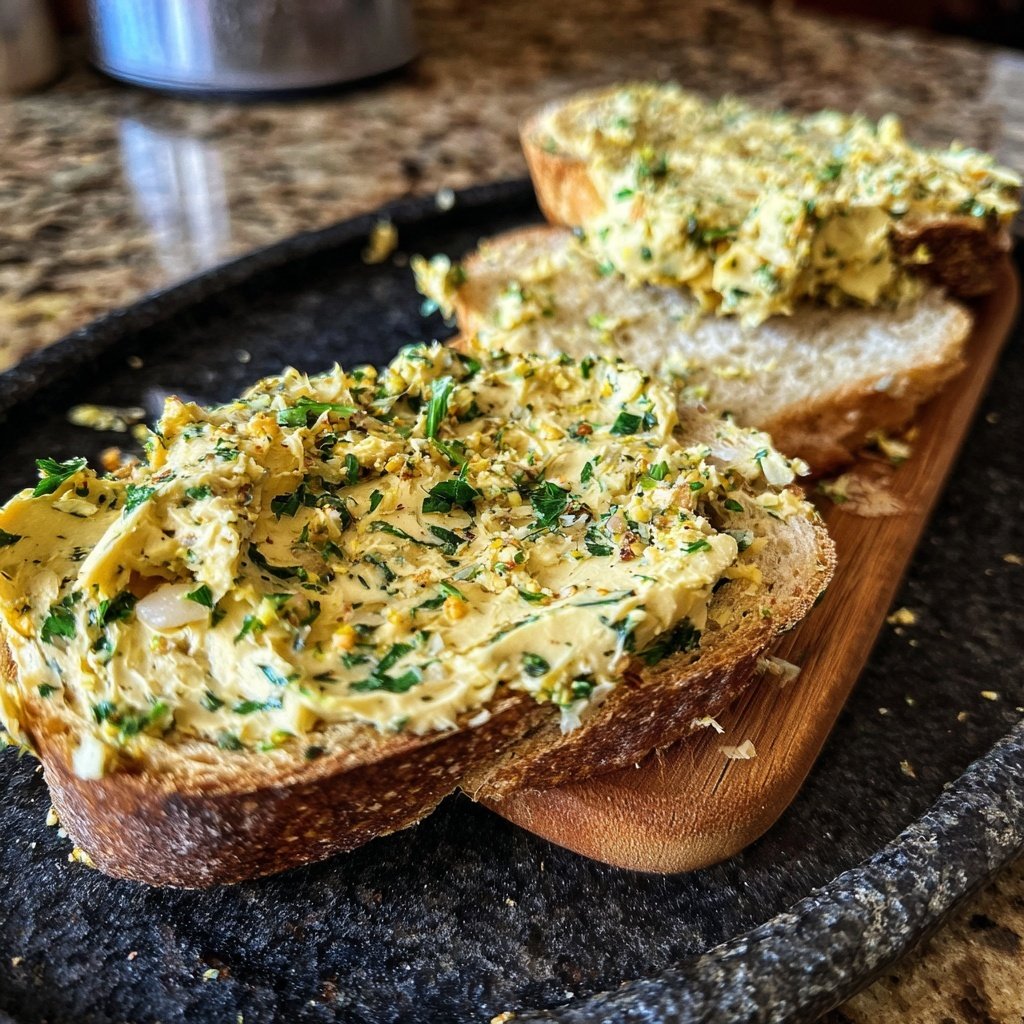 Kräuterbutter Mit Knoblauch Granulat