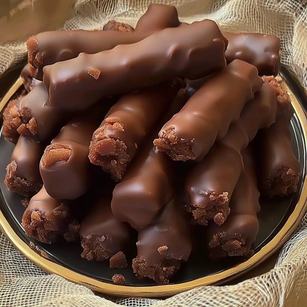 Schokoladen-Zigarren-Kekse