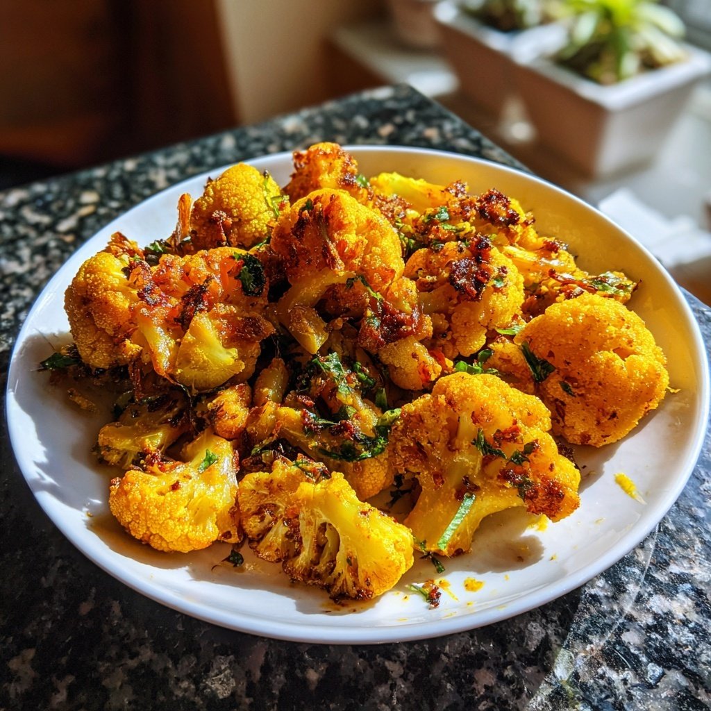 Blumenkohl Pfanne Mit Curry