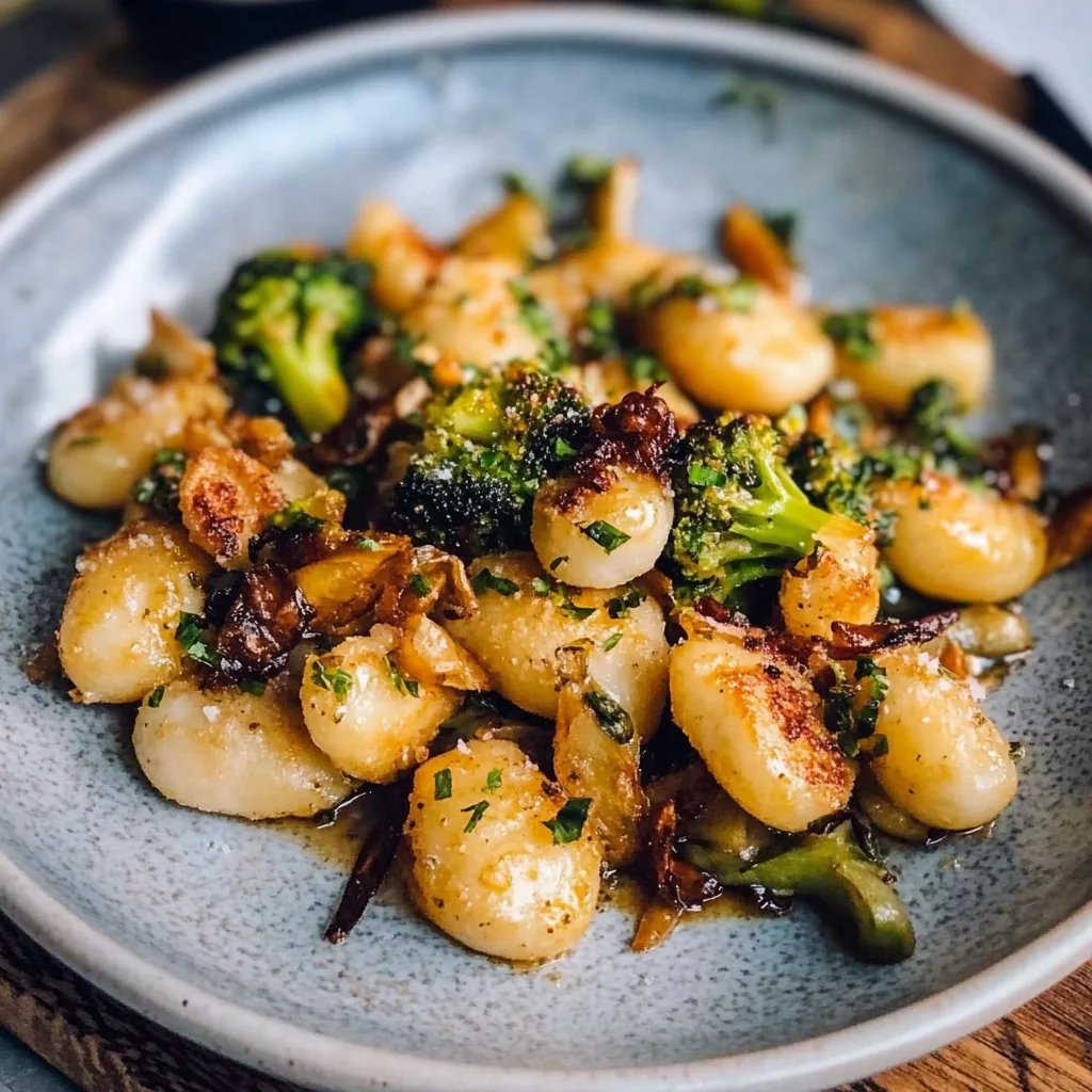 Gnocchi mit Rosenkohl und Brokkoli