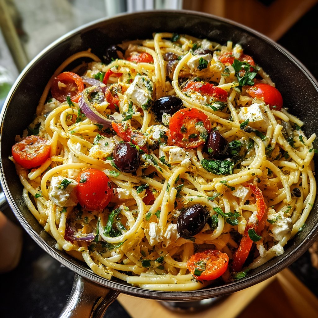 Mediterraner Nudelsalat Cremig